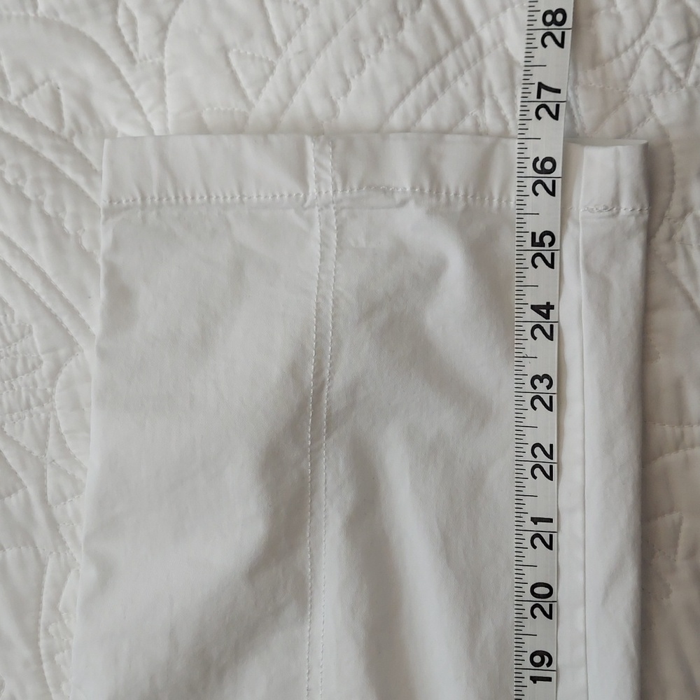 - Sonoma Women's White Cargo Stretchy Pants, Elastic Waistband Size 14, Like New - Picture 9 of 9